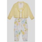 Nk Kids Kız Bebek Aprıcot Ceket 38612 - Sarı - 9 - 12 Ay