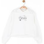 Nk Kids Kız Çocuk Sweatshirt 37817 - 15 Yaş - Ekru