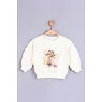 Nk Kids NM33613 Kız Bebek Değirmen Sweat - 1 Yaş - Krem