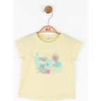 Nk Kız Bebek Lotus Tshirt 1-4 Yaş Sarı - 9 - 12 Ay