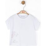 NK Kız Bebek Salıncaklı Tshirt 1-4 Yaş Ekru - 9 - 12 Ay