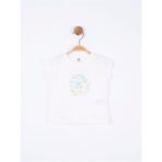 NK Kız Bebek Time Yazılı Pamuklu Tshirt - 9 - 12 Ay - Ekru