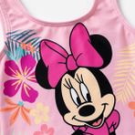NK Kız Çocuk Minnie Baskılı Pembe Mayo Tek Parça Deniz ve Havuz Mayosu - 9 - 10 Yaş