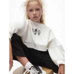 NK Kız Çocuk Pamuklu Iki Iplik Gün Işığı Sweatshirt - Ekru - 13 Yaş