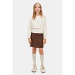 Nk Kız Çocuk True Sweatshirt 8-14 Yaş Krem - 11 Yaş