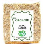 Nk Organik Beyaz Haşhaş Tohum Yeni Hasat 100GR - 1 Adet
