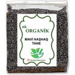Nk Organik Mavi Haşhaş Tohum Yeni Hasat 1kg - 1 Adet