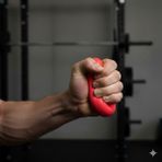 NK Spor 1 Adet Kauçuk El Sıksığı-Fizik Tedavi Aleti-Egzersiz-Spor-Fitness -El Güçlendirme-El Kuvveti -Antrenman-Kondisyon - Kırmızı