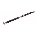 NK Spor Ayarlanabilir Tam Boy Süngerli Kırmızı Kapı Barı 60x100KAPI Barı-Fitness Barı-Push Up-Kol-Omuz-Sırt-Biceps-Pull-Up- Barfiks Demiri-Spor-Egzersiz-Gym-Evde Spor Siyah - Kırmızı