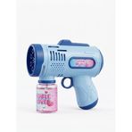 NK Spor Bubble Gun Köpük Makinesi - Balon Suyu Hediyeli Otomatik Oyuncak Tabanca-Otomatik Köpük Tabancası - 1000+ Baloncuk Kapasiteli Işıklı Bubble Gun Oyuncak - Mavi