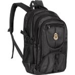 Nk Unisex Okul Sırt Çantası 15' Laptop Bölmeli 1900 Denye Kalın Kumaş ÇANTA-9007 - Siyah