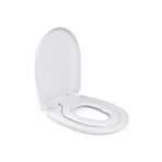 Nkp 0340 Beyaz Universal Çocuk Adaptörlü Yavaş Kapanan Klozet Kapağı