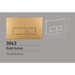 Nkp Altın Buton 0043 Gold Gömme Rezervuar Kumanda Paneli