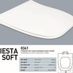 Nkp Fiesta Thermoplast Yavaş Kapanır Klozet Kapağı