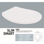 Nkp Slim Smart Thermoplast Yavaş Kapanır Klozet Kapağı - 1 - Beyaz