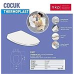 Nkp Thermoplast Çocuk Yetişkin Yavaş Kapanır Klozet Kapağı