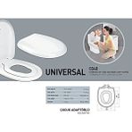 Nkp Thermoplast Yavaş Kapanan Klozet Kapağı Universal Model (Çocuk Adaptörlü) - Beyaz - ÇOCUK+YETİŞKİN