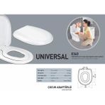 Nkp Universal Çocuk Yetişkin Klozet Kapağı Ergonomik Tasarım ve Kolay Temizlik ile 19.10 kg Ağırlığında