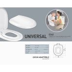 Nkp Universal Thermoplast Yavaş Kapanan Klozet Kapağı Çocuk Adaptörlü - NKP0340
