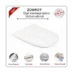 Nkp Zümrüt Slim Kare Yavaş Kapanır Klozet Kapağı