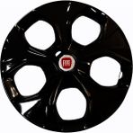 NKT GROUP Fiat Albea Uyumlu 15 Inç Piano Black Siyah Jant Kapağı 4 Adet