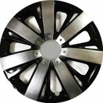 NKT GROUP Fiat Egea Uyumlu 15 Inç Piano Black Siyah Beyaz Renkli Jant Kapağı 4 Adet