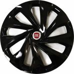 NKT GROUP Fiat Fiorino Uyumlu 15 Inç 4 Adet Piano Black Siyah Jant Kapağı Takımı