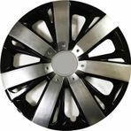 NKT GROUP Fiat Fiorino Uyumlu 15 Inç Piano Black Siyah Beyaz Renkli Jant Kapağı 4 Adet
