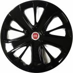 NKT GROUP Fiat Linea Uyumlu 15 Inç Piano Black Siyah Jant Kapağı 4 Adet