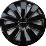 NKT GROUP [kırılmaz] Ford Fiesta Uyumlu 15 Inc Piano Black Siyah Jant Kapağı Seti 4 Adet