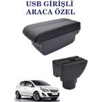 NKT GROUP Opel Corsa D 2006-2014 Usbli Vidasız Kol Dayama Kolçak