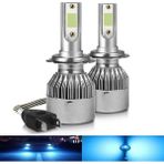 NKT GROUP Opel Vectra B (1995-2002) Kısa Far Xenon LED Şimşek Etkili Buz Mavi H8
