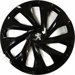 NKT GROUP Peugeot 206 Uyumlu 15 Inç 4 Adet Piano Black Siyah Jant Kapağı Takımı