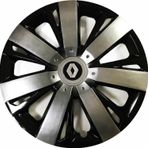 NKT GROUP Renault 19 Uyumlu 15 Inç Piano Black Siyah Beyaz Renkli Jant Kapağı 4 Adet