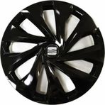 NKT GROUP Seat Favorit Uyumlu 15 Inç 4 Adet Piano Black Siyah Jant Kapağı Takımı