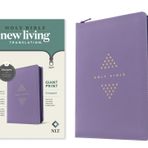 NLT Compact Giant Print Zipper Bible, Filament Enabled (Leatherlike, Diamond Lavender, Red Letter)
