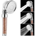 N&M Store %50 Su Tasarruflu Arıtmalı Doğal Taşlı Banyo El Duş Başlığı 3 Kademeli Spa Duş Başlığı