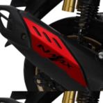 Nmax Techmax 125/155 2021-2026 Egzoz Koruma Aksesuar Kapak Kırmızı Renk - 10