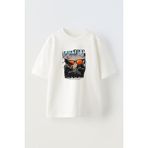 Nmg Tekstil Beyaz Oversize Pamuk Vocation Gözlük Baskılı Örme T-Shirt