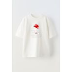 Nmg Tekstil Unisex Beyaz Oversize Pamuk Gtr Dağ Yolu Baskılı Örme T-Shirt - XL