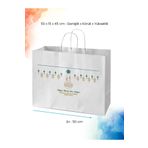 nna tasarım 50 Adet Kişiye Özel Isim Baskılı Hac Için Hediyelik Kağıt Poşet 50x15x45 Cm (BT41-50)