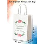 nna tasarım 50 Adet 'öğretmenler Günü" Baskılı Hediyelik Kağıt Çanta/poşet 18x8x24 Cm(BT45-50)
