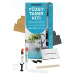 NNREPAIR Beyaz Renk - Seramik, Akrilik, Vitrifiye, Porselen, Granit, Fayans, Mermer Için Yüzey Tamir Kiti
