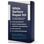 NNREPAIR Beyaz Yüzey Tamir Takımı - Çoğu Onarım İçin Uygundur I Granit, Fayans, Tezgah, Porselen ve Seramik için de Kırık Cips ve Çatlakları Dakikalar İçinde Düzeltirim