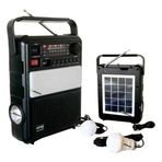 NNS NS-8033LS Güneş Enerjili Radyolu Bluetooth Hoparlör