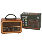 NNS NS-8070BT Nostaljik Ahşap Radyo