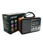 Nns NS-8897 Orta Boy Retro, Nostaljik, Ahşap Tasarım Radyo (4887)