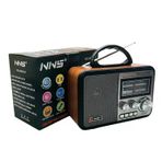 NNS NS-8897 Orta Boy Retro, Nostaljik, Ahşap Tasarım Radyo (5296)
