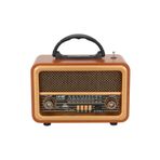 Nns Tasinabilir Nostaljik Fm Radyo Bluetooth Tf Kart Usb Destekli Ahsap Kasa Radyo