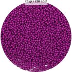 Nnstartshopping Fuşya Renk 4 mm Yaklaşık 220 Adet/20 Gram Cam Boncuk Oya Yazma Bileklik ve Kolye